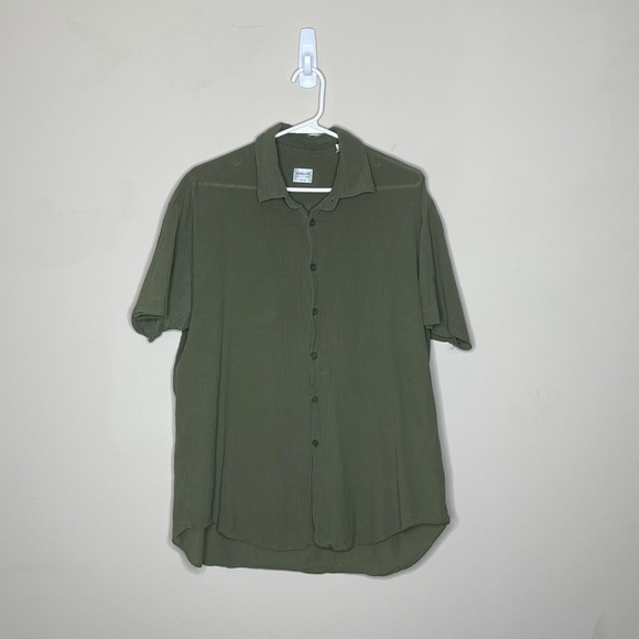 Armani Collezioni Short Sleeve Button Up Top - Picture 1 of 7
